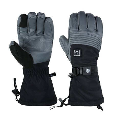 Mount Tec Rechargable Heated Gloves, Grey, Medium MT60474